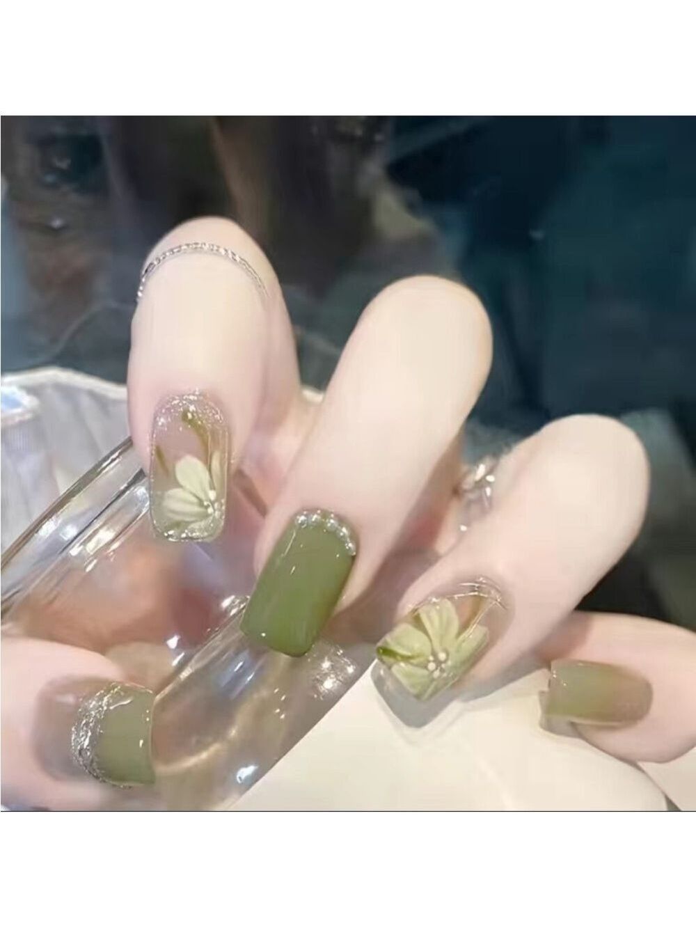 Green Gal - Nail Junkie - full artificial nail set